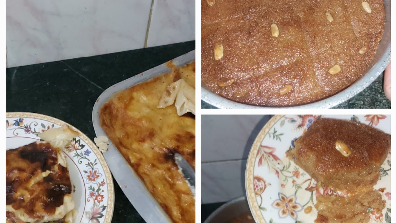 أحلى فطار وأحلى بسبوسه أول يوم رمضان 