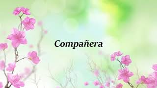 Video thumbnail of "Nahuel Pennisi - Compañera (letra)"