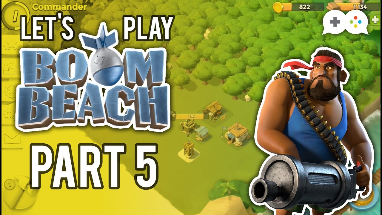 Let's Play Boom Beach Part 5 First Resource Base (iOS) YouTube