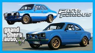 GTA 5: Brian's 'Fast 6' Ford Escort MKI RS1600 - Vapid Retinue REPLICA BUILD!