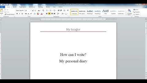 Remove header and footer from first page of your document