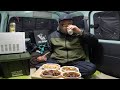 【車内メシ】豚足!八宝菜!麻婆茄子!炒飯!中華料理を爆食!