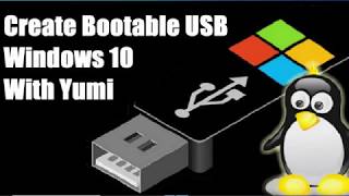 EASY WAY TO CREATE BOOTABLE USB DRIVE WINDOWS 10 WITH YUMI screenshot 3