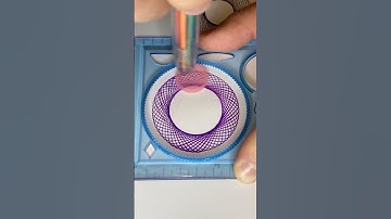 Beautiful Spirograph #spirograph #satisfying #art #asmr #pattern #viral #spirographity #shorts