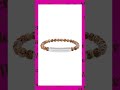 Natural Stone Beaded Bracelet, Engraved Message, Faith, Peace, Love