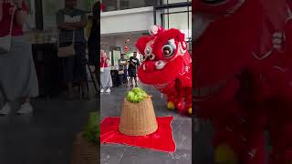 Lion Dance at Paramount's CNY Open House 2025