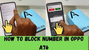 How to Block Number in OPPO A76,OPPO A96| OPPO A76 Block And Unblock Contact Number Calls