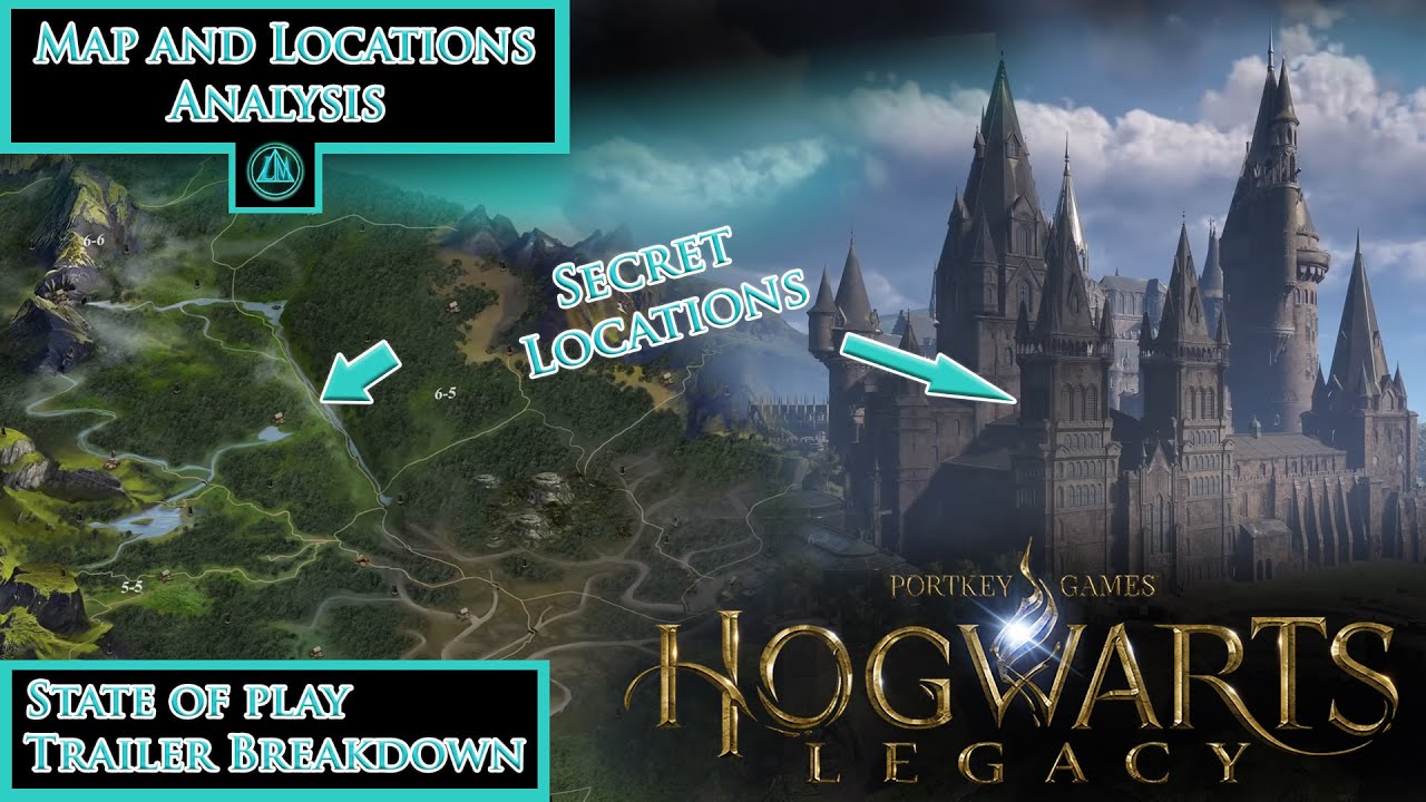 Hogwarts Legacy Map - All Locations (PT)