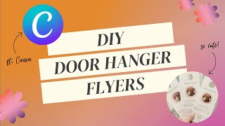 ✨DIY Door Hanger Flyer✨ - Canva Tutorial