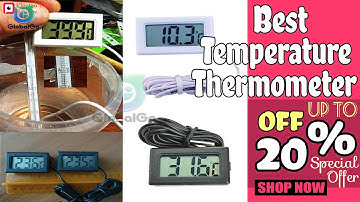 Cotton LCD Digital Thermometer Temperature Sensor Temp Meter 2020