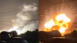 More than a dozen people injured in an explosion at a metal waste site in Southern Taiwan