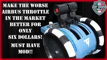 $6 Mod Fixes the WORST Airbus Throttle – Realistic Detents & Idle Reverse!