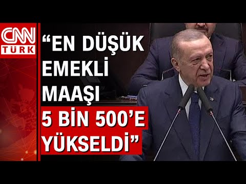 Cumhurbaşkanı Erdoğan açıkladı: "Memur ve emekli zammı yüzde 30 oldu"