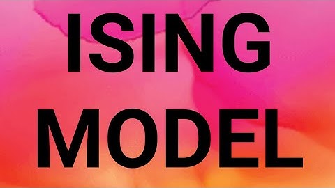 Ising Model। CSIR NET।