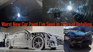 2020 Camaro ZL1 Detail | The Worst New Car Paint Ever | P1 Inspection, Wash & Decon (Vlog 32.1)
