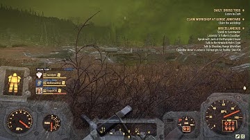 Fallout 76  Found my own random sentry bot followed me about