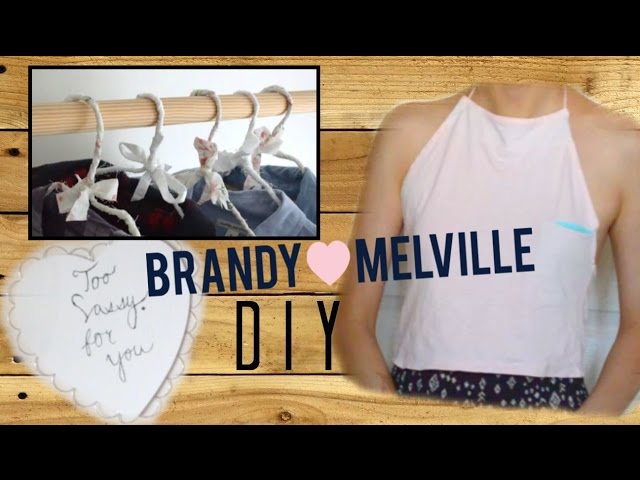 DIY Brandy Melville Halter Top, Hanger & Sign 