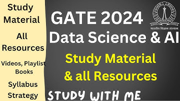 GATE Data Science & AI | All Resources | Study Material | Books & Videos