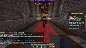 every perk in VampireZ maxed! (Hypixel VampireZ)