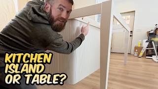 We Built a Kitchen Island... or is it a table?