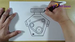 How to Draw a Engine Easy Net Worth