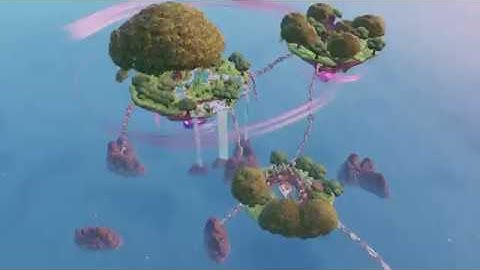 Insane Chained Floating Islands 1v1 Map #Fleatop5