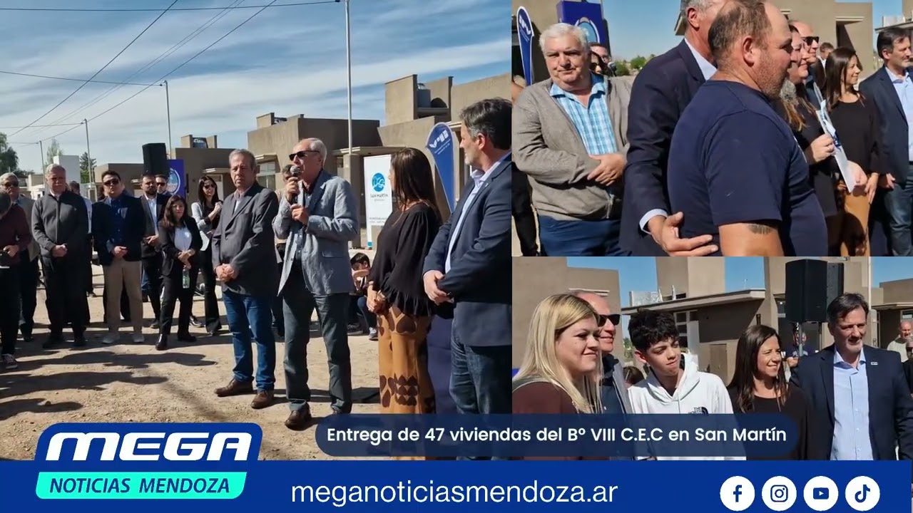 LA COMUNA PARTICIPÓ DE LA ENTREGA DE 47 VIVIENDAS DEL BARRIO CEC 8º