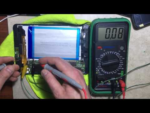 Планшет не включается, не заряжается. Как раскачать АКБ