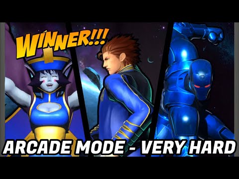 UMVC3 - ARCADE MODE - HSIEN-KO/IRON MAN/VERGIL!