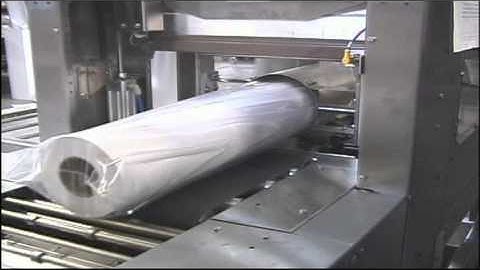 Shrink Wrapping Rolls of Paper