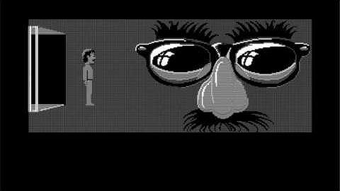 Zak McKracken - Intro - Atari ST Monochrome