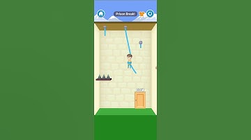 Rescue Cut Prison Break After Level 14 | Rope Puzzle Game | Cut The Rope & Help The Man