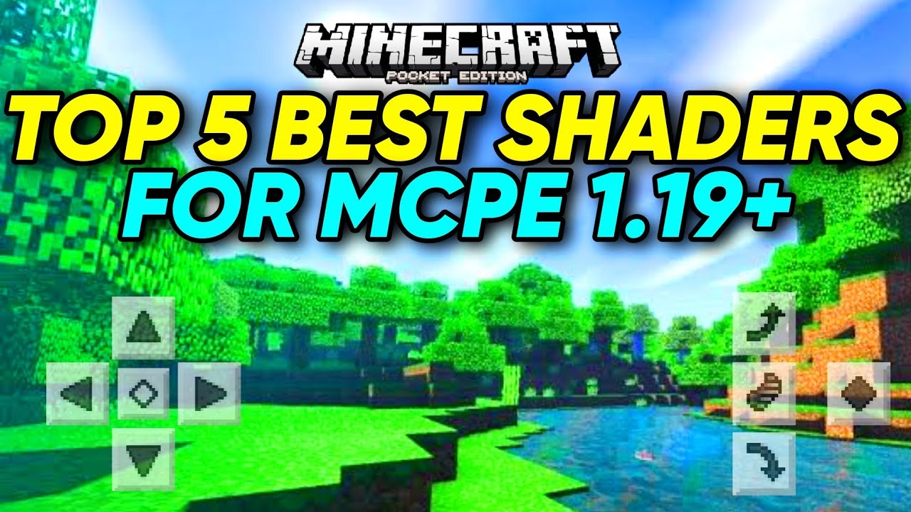 TOP 5 SHADERS FOR MCPE 1.19+ ( 2022 Edition ) | Best shaders for ...