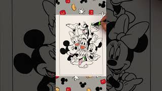 Coloring Mickey Mouse Clubhouse #disney #coloring #art #mickeymouse