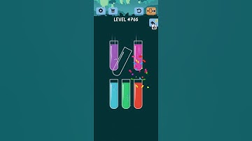 Water Color Sort Level 4765 Solution Gameplay