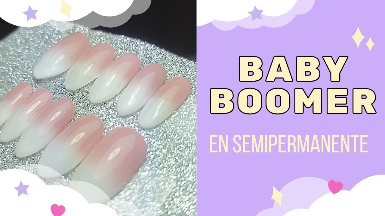 hacer BABY BOOMER con semipermanente Fácil 💅🏻 YouTube