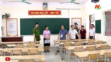 Kiểm tra công tác chuẩn bị Kỳ thi tốt nghiệp THPT năm 2024