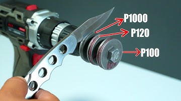 How to Sharpen Any Knife to a Razor Sharpness in 20 Seconds