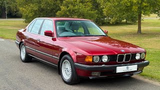 BMW E32 730 3.0 Auto - Only 72,000 Miles -Detailed Walkaround - See https://oldcolonelcars.co.uk/