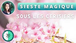 Sieste Magique : Hypnose guidée sous les Cerisiers du Japon I 30 min