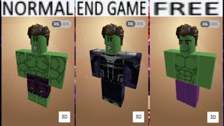 How To Make Hulk In Roblox