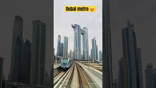 Dubai Metro view ? Burj khalifa station dubai travel visitdubai