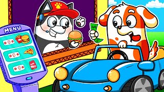 Hoo Doo and Playtime with The Amazing Staff at Hamburger's Drive Thru | Hoo Doo Animation