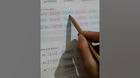 Class-4 Maths consecutive numbers