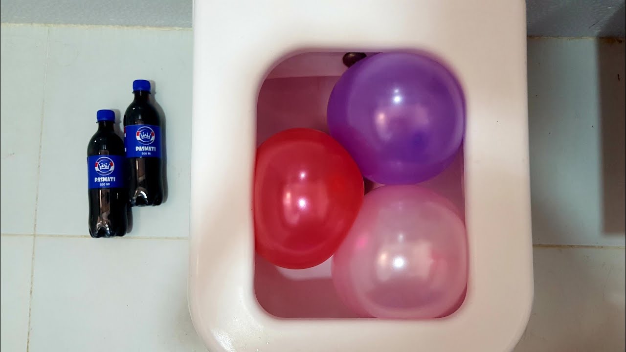will it flush pepsi and ballons