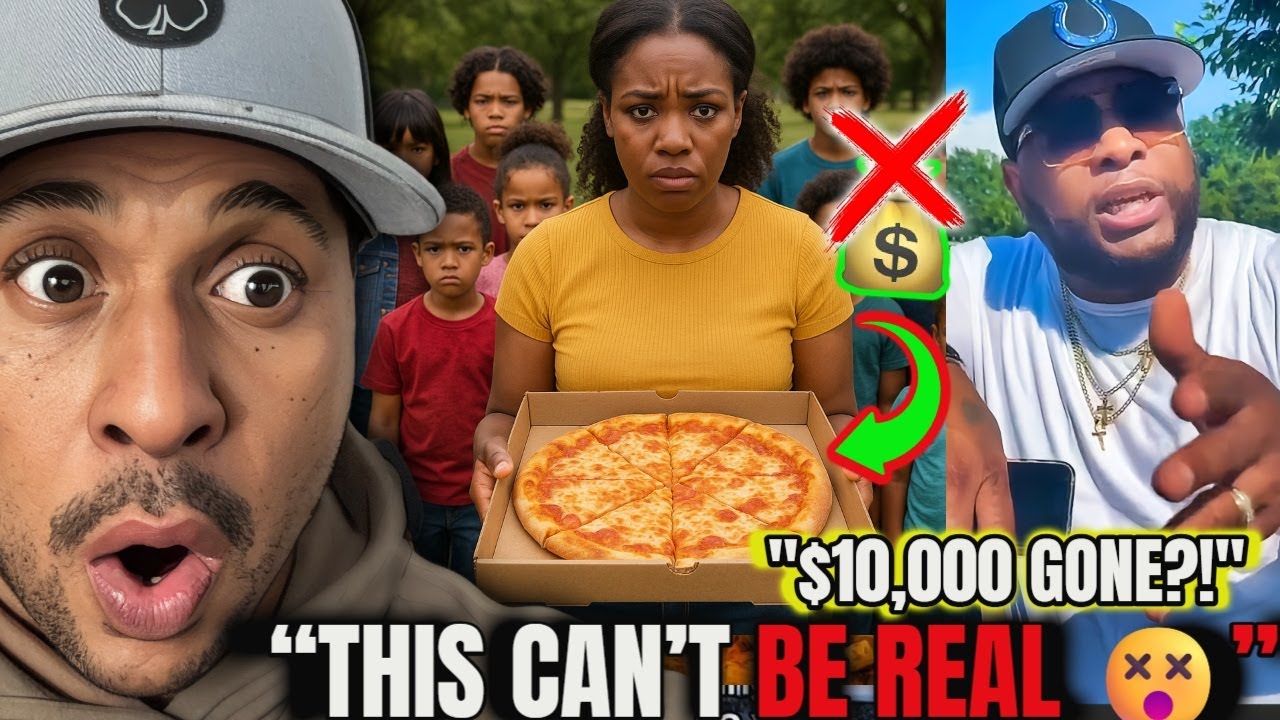 «Она родила 9 детей в парке… и принесла ОДНУ пиццу?! 😭 А потом он ПОТЕРЯЛ 10 ТЫСЯЧ ДОЛЛАРОВ?!» | ...