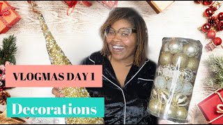 VLOGMAS- Budget Friendly Amazon Christmas Decorations| Tree Ornaments| Christmas Decoration Haul