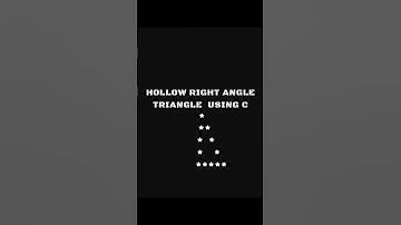 How to print  Right angle triangle? #shorts #patten #cprogramming #code #cpatterns #tech