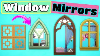 The Sims 4 How to Turn Windows into Custom Mirrors Tutorial