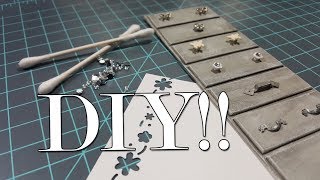 Miniature Furniture Tutorials: 7 DIY Handles for Drawers or Cabinets